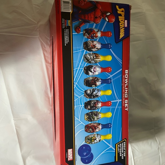 Marvel Spiderman bowling set NIB - Picture 10 of 11